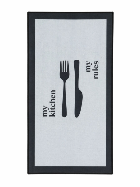 ALFOMBRA RAYAS SET X 2 GRIS (V)