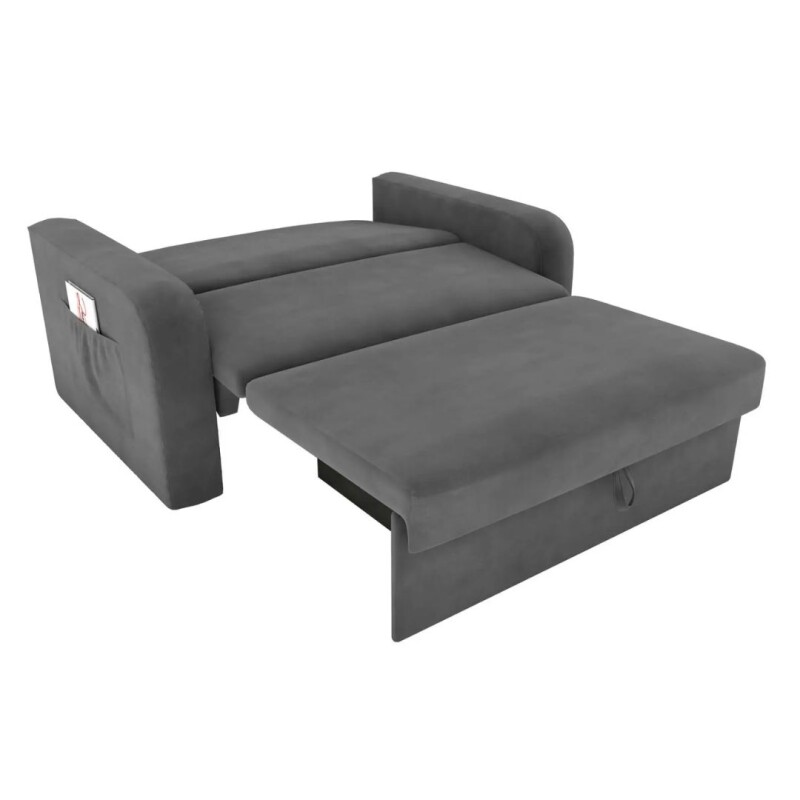 Sofá cama Daiane 2 cuerpos Tela Gris Sofá cama Daiane 2 cuerpos Tela Gris
