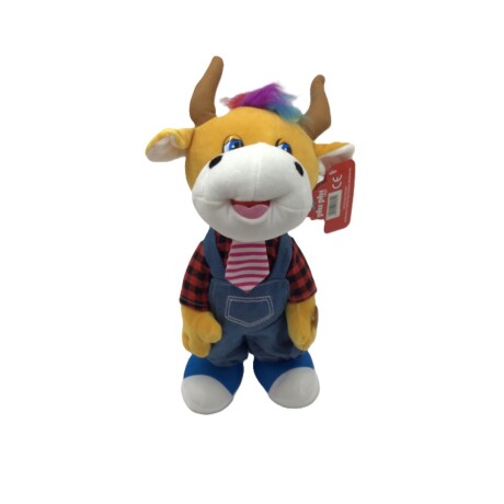 Peluche Phi Phi Toys Vaca Musical Con Movimiento MARRON-CLARO