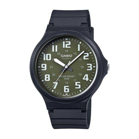 Reloj CASIO MW240-3BVDF Resina Negro Esfera 42mm 0