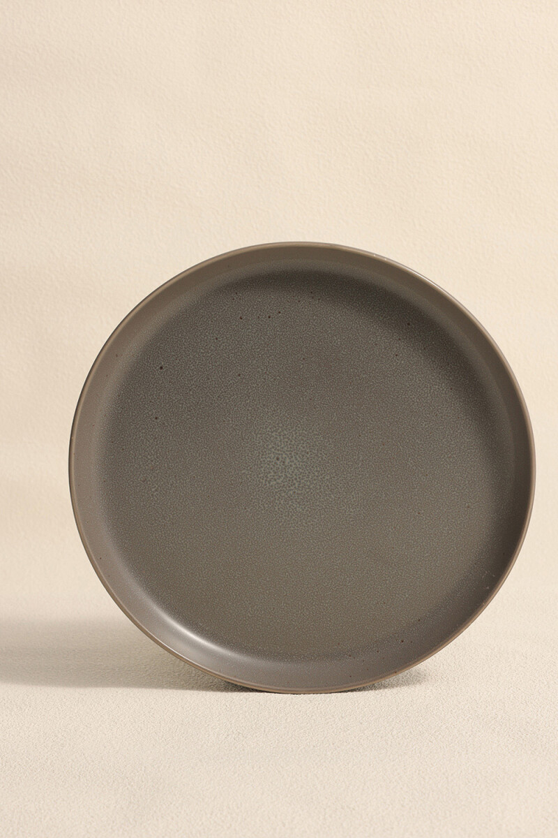 Plato Mesa Dark Grey - Color Unico 