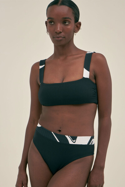 ANGIE BOTTOM Black Rib