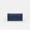 Billetera Luisa en cuero graneado Marine Blue