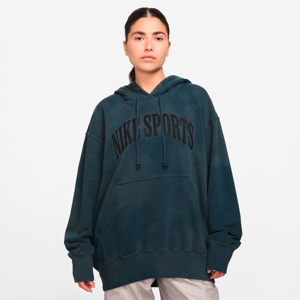Abrigo Nike Sportswear Phoenix Fleece de Mujer - Azul 