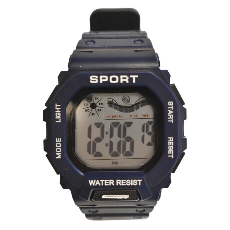 Reloj Deportivo p/ Hombre de Pulsera Waterproof Pantalla Luz Azul Oscuro