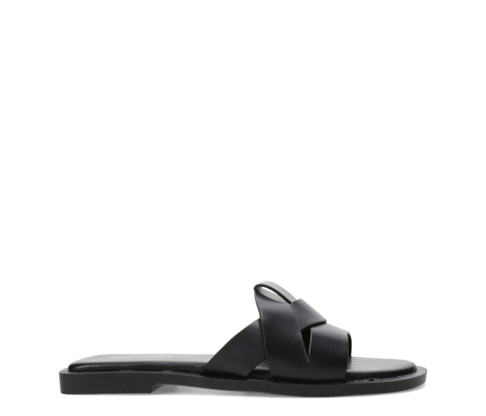 Sandalia NOXI chata estilo flat Black