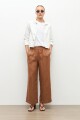 Pantalón pijama 100% Lino camel