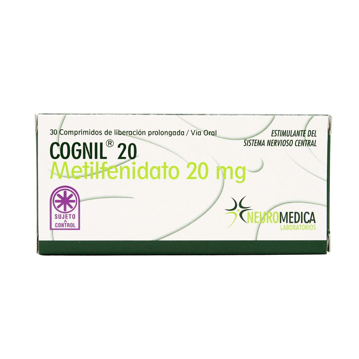 COGNIL 20 MG. CJ X 30 COMP. LIB. PROLONG 