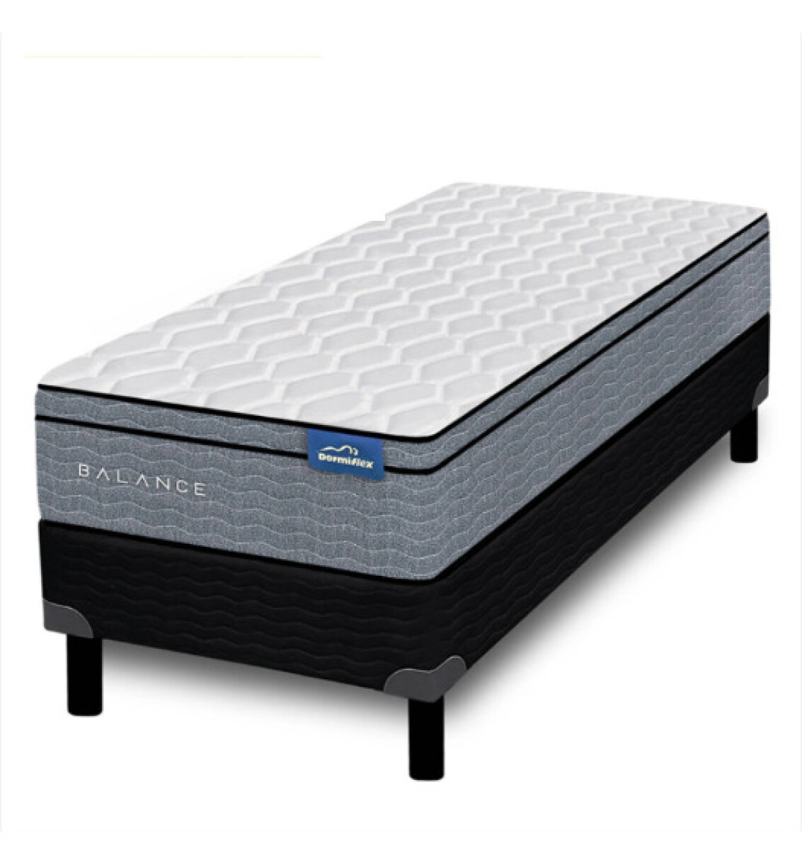 Colchón Lazio con sommier - 1 plaza y media 110x190 