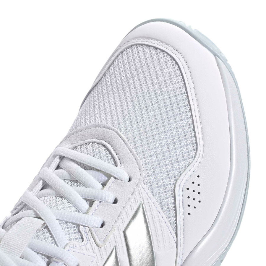 Championes de Mujer Adidas Game Court 3 All Blanco - Plata