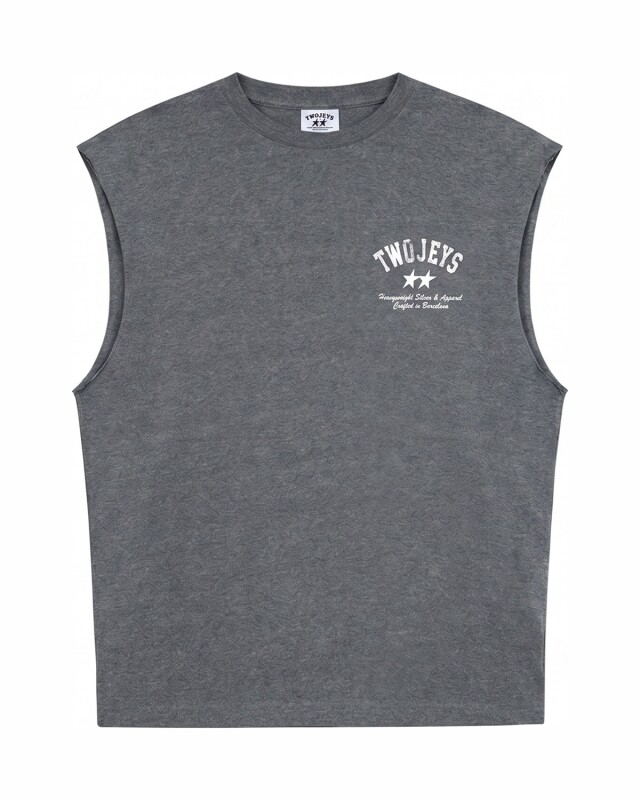 Musculosa TwoJeys Basic Dirty - Negra Musculosa TwoJeys Basic Dirty - Negra