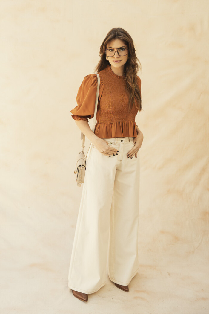 BLUSA OFELIA MAXI CAMEL BLUSA OFELIA MAXI CAMEL
