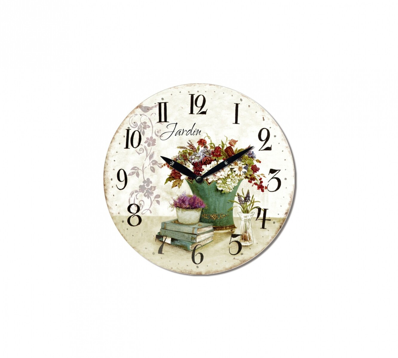 Reloj de Pared - Floral Vintage 