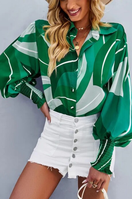 Camisa BURDEOS Verde