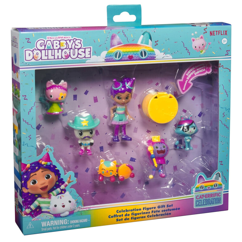 Set de figuras Celebración La Casa de Muñecas de Gabby Set de figuras Celebración La Casa de Muñecas de Gabby