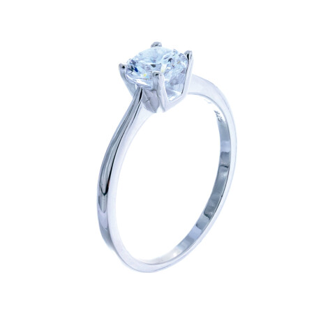 Anillo de plata 925 con circonia. Anillo de plata 925 con circonia.