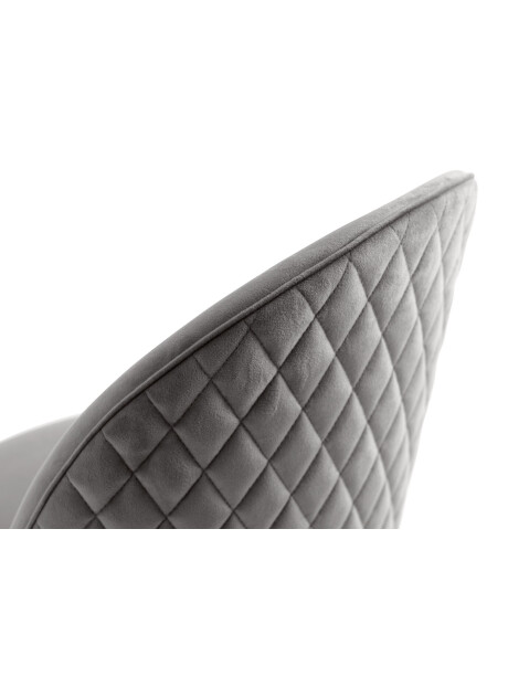 Silla de comedor KOKKEDAL terciopelo gris Silla de comedor KOKKEDAL terciopelo gris