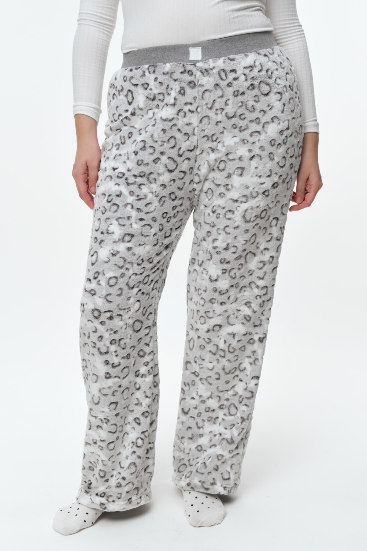Pantalón Flip Leopardo Gris