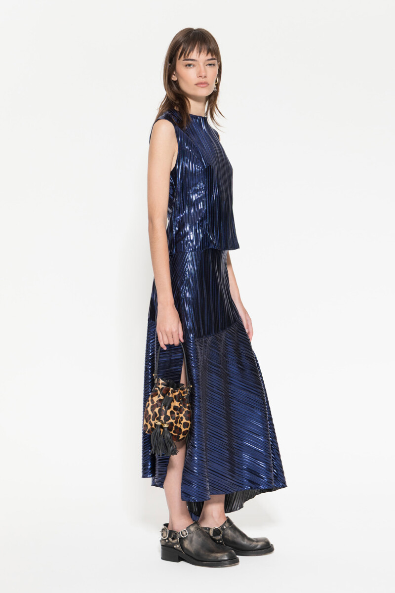TOP METALLIC Azul Marino