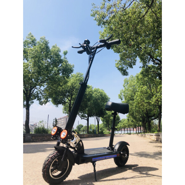 Monopatin Electrico Scooter Gogreen Zero Doble Supension R10 Variante Color Negro