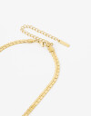 Collares Cortos Metal Collar Corto De Acero - Dorado