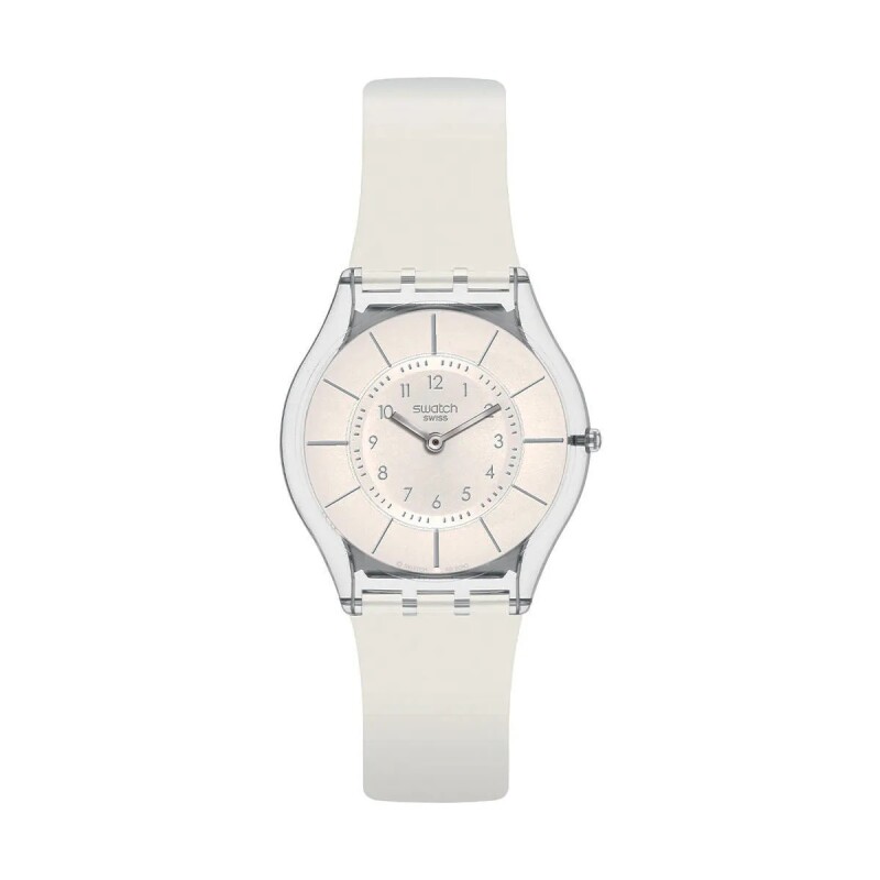 Reloj Swatch SS08K102 White Classiness de Silicona Reloj Swatch Ss08k102 White Classiness De Silicona