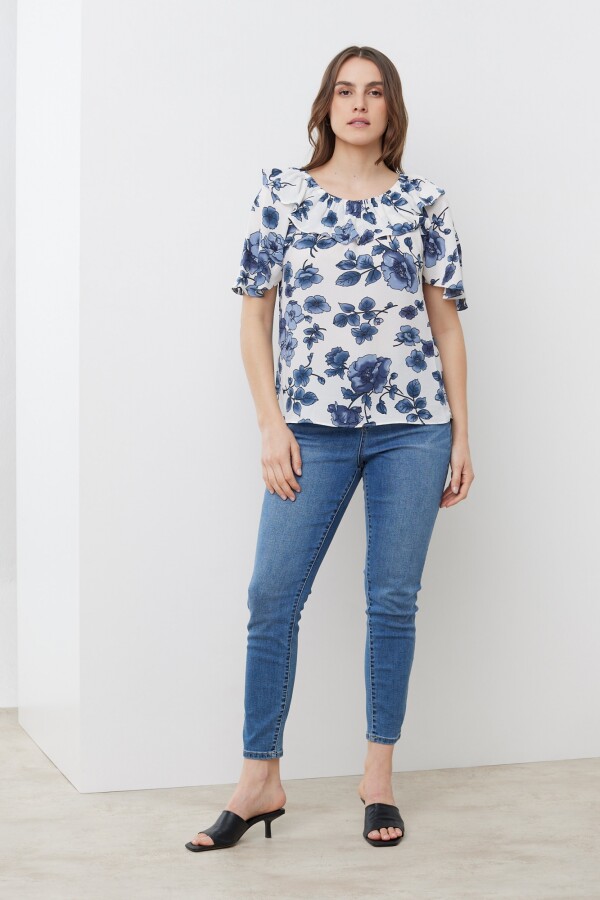 Blusa Printed CRUDO/MULTI