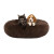 Cama Para Perro Cuna Puff Peluda Cucha 40 Cm Mascota Variante Color Marron Oscuro