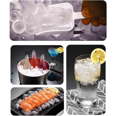 Máquina de Hielo Automática y Portable Mini Fábrica de Cubos Blanco