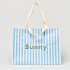 S61CBB Bolso De Playa Rayas Sunnylife - La Mer Med Blue