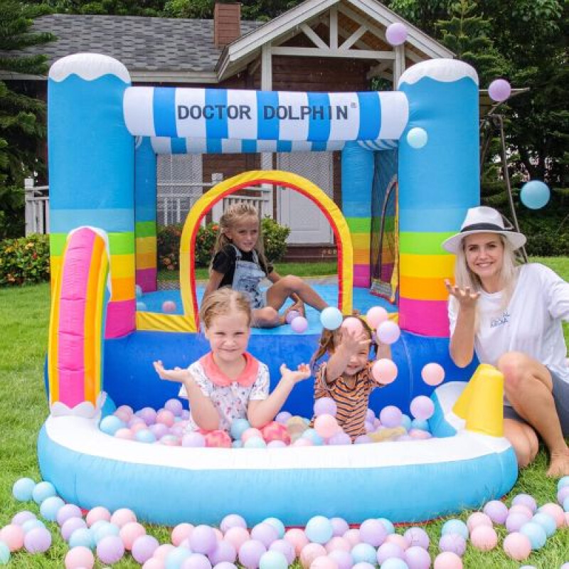 Inflable Arcoiris Nube- Doctor Dolphin Inflable Arcoiris Nube- Doctor Dolphin