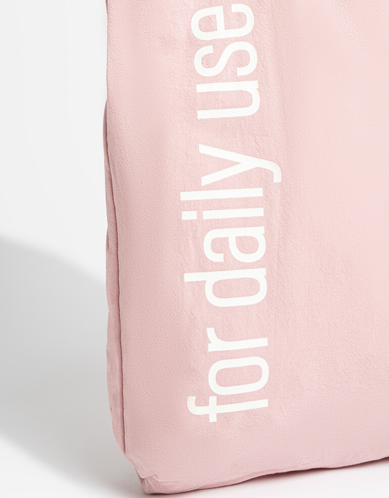 Bolsas reutilizables Tote Bag For Daily Use - Rosa Claro