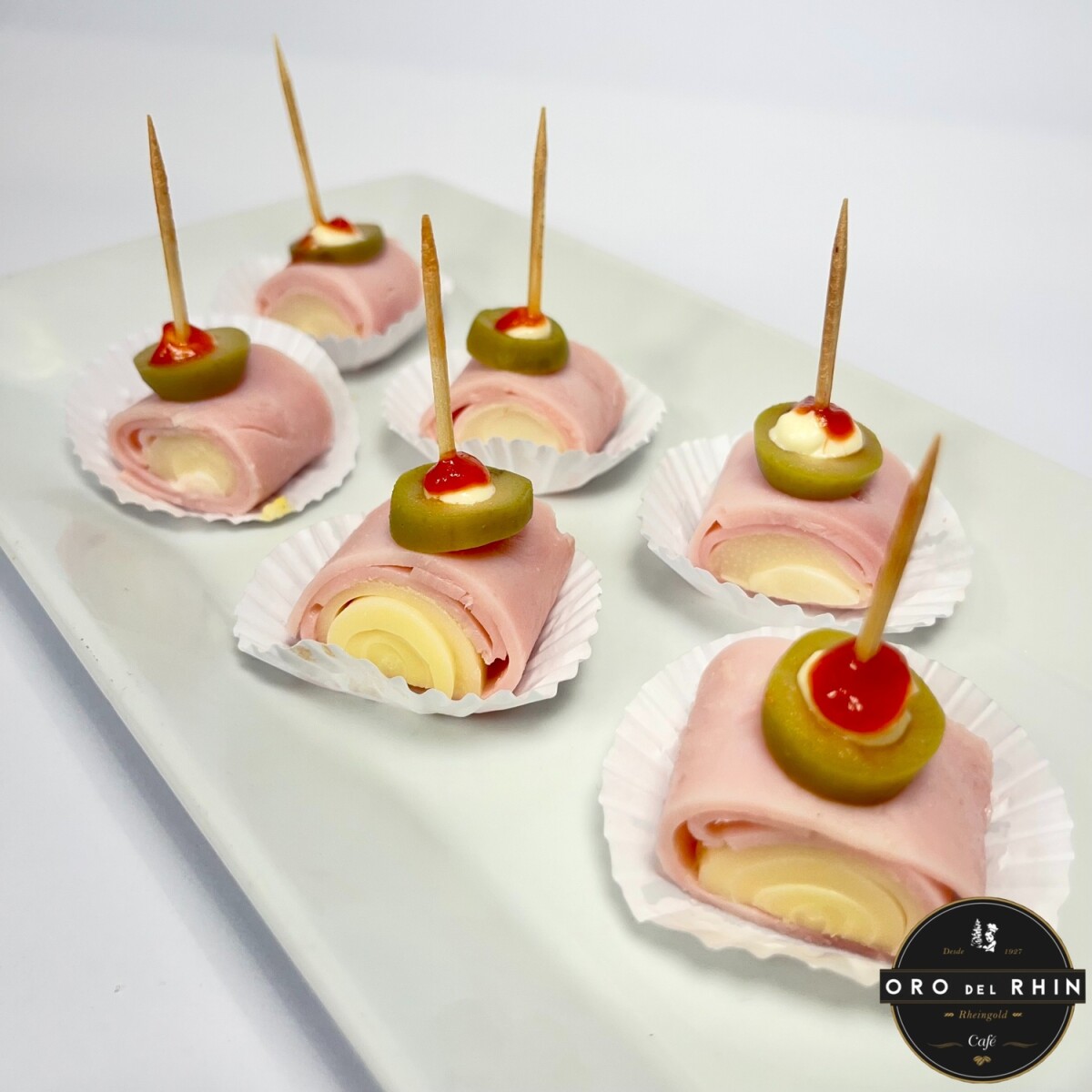 Arrollado de Jamón con Palmitos x6 