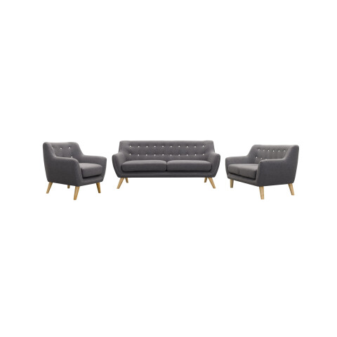 SOFA NORDICO 2 CUERPOS LV47 GRIS SOFA NORDICO 2 CUERPOS LV47 GRIS