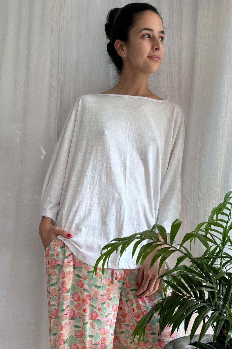 Remerón de bambú Blanco
