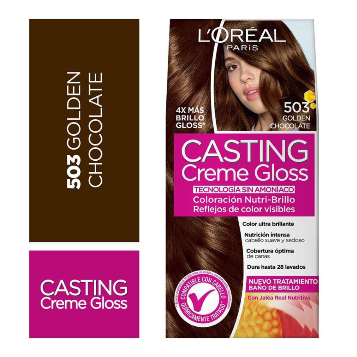 Tintura Para Cabello L'Oréal Paris Casting Creme Gloss Golden Chocolate 
