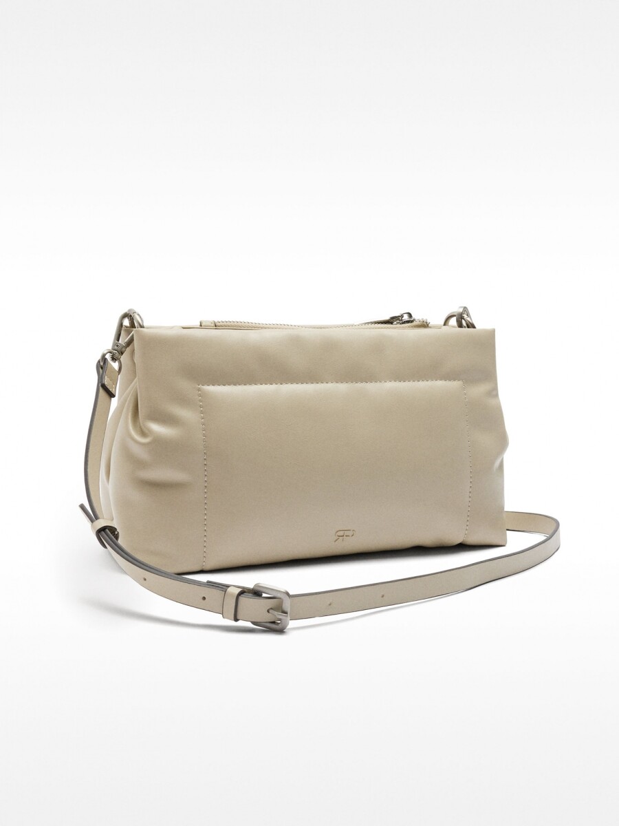 Bolso Bandolera Rectangular crudo