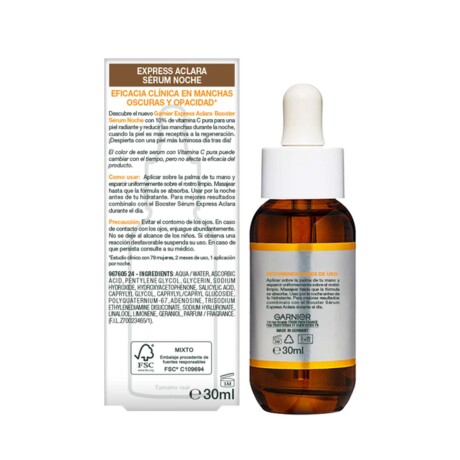 Serum Garnier Skin Active Express Aclara Noche 30 ml Serum Garnier Skin Active Express Aclara Noche 30 ml