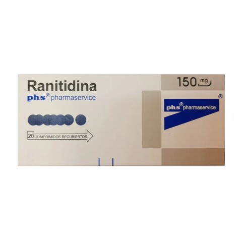Ranitidina 150 mg 20 Unidades Ranitidina 150 mg 20 Unidades