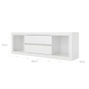 Rack para TV 70" - Casablanca - Infinite Blanco