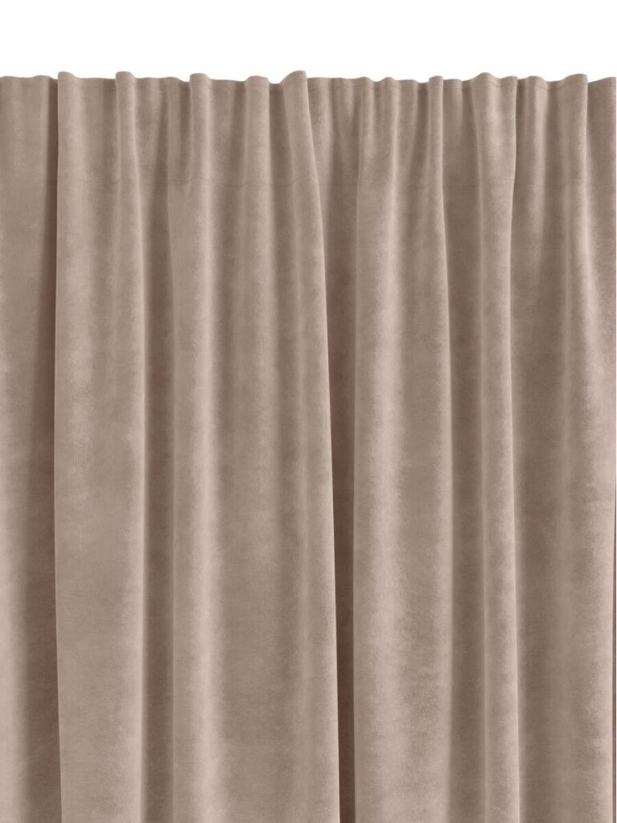 Cortina Austra 1X140X300 - Terciopelo Topo 