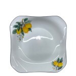 PLATO PLAYO DE PORCELANA CUADRADO • 18.5cm PLATO PLAYO DE PORCELANA CUADRADO • 18.5cm