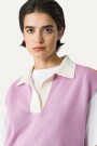 TOP CHALECO TEJIDO Lila