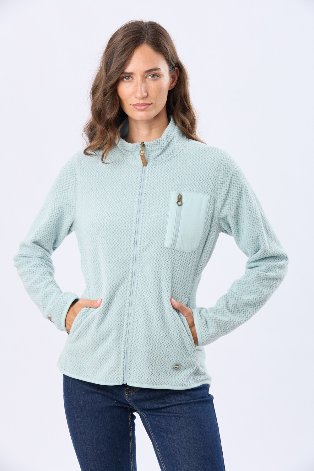 CAMPERA DE MICROPOLAR Verde