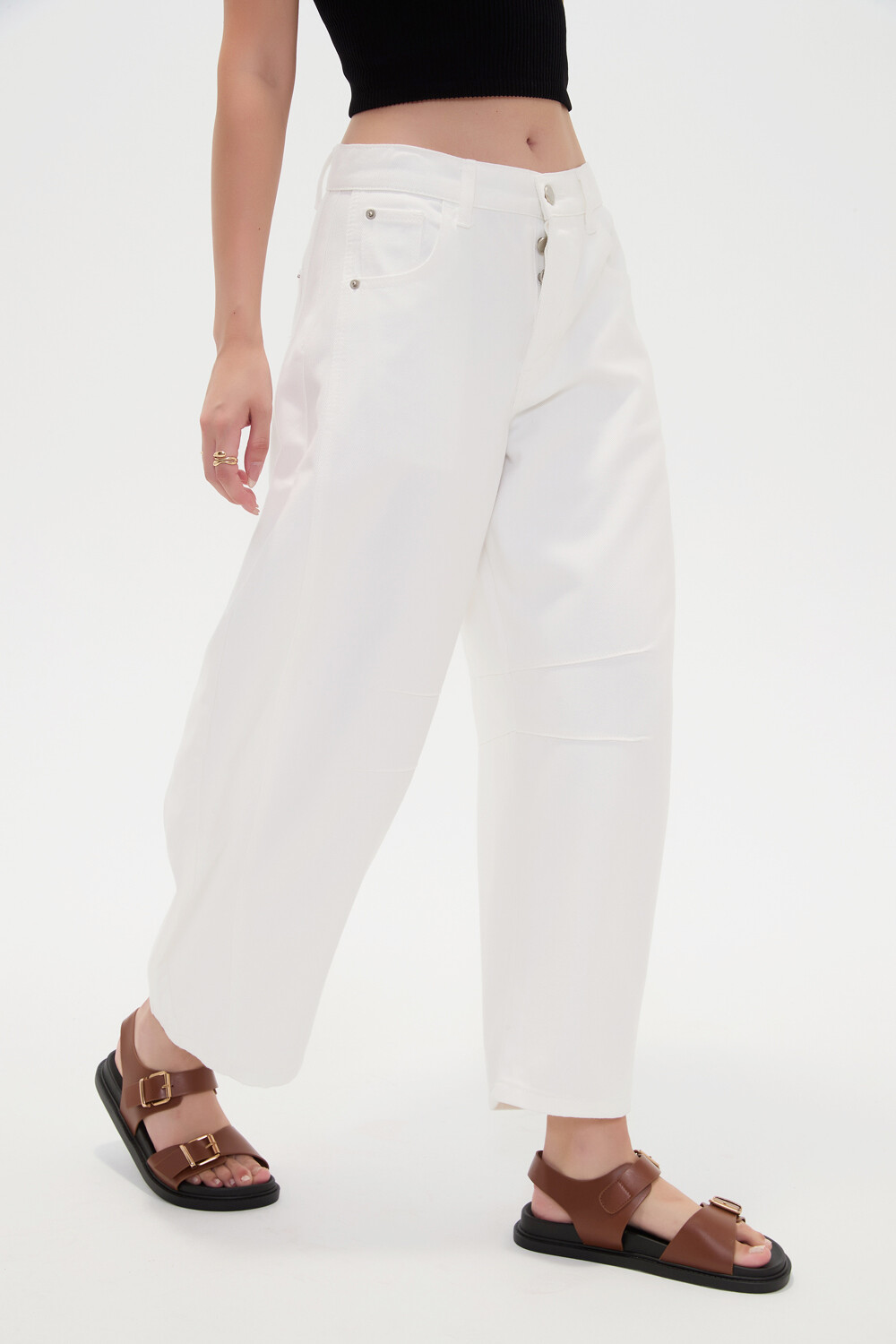 Pantalon Rynara Marfil / Off White