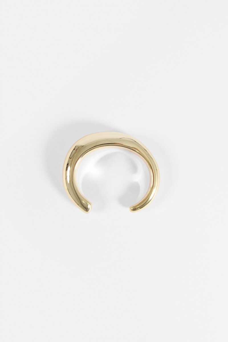 Pulsera cuff bold dorado