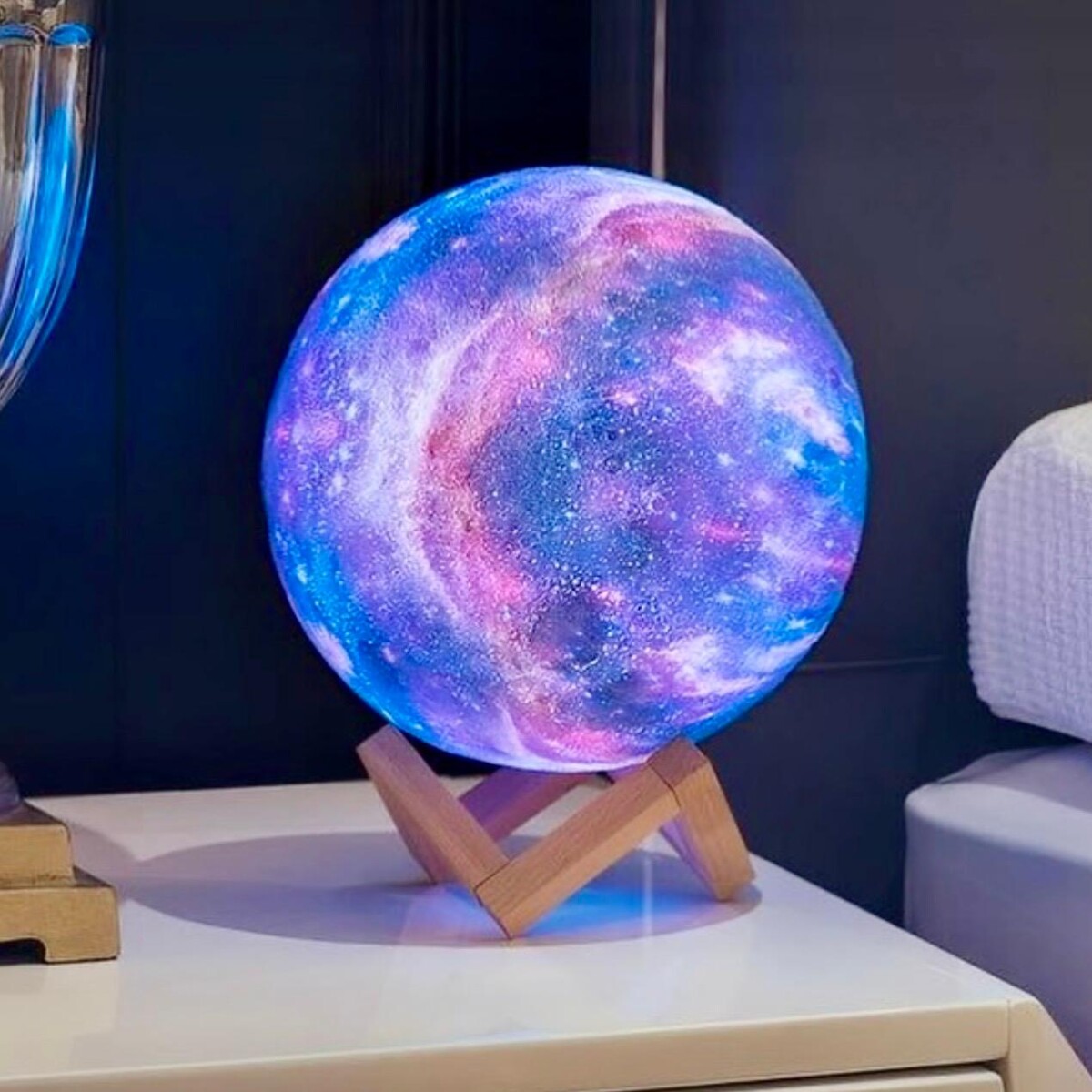 Lámpara Veladora Luna 3D 18cm 