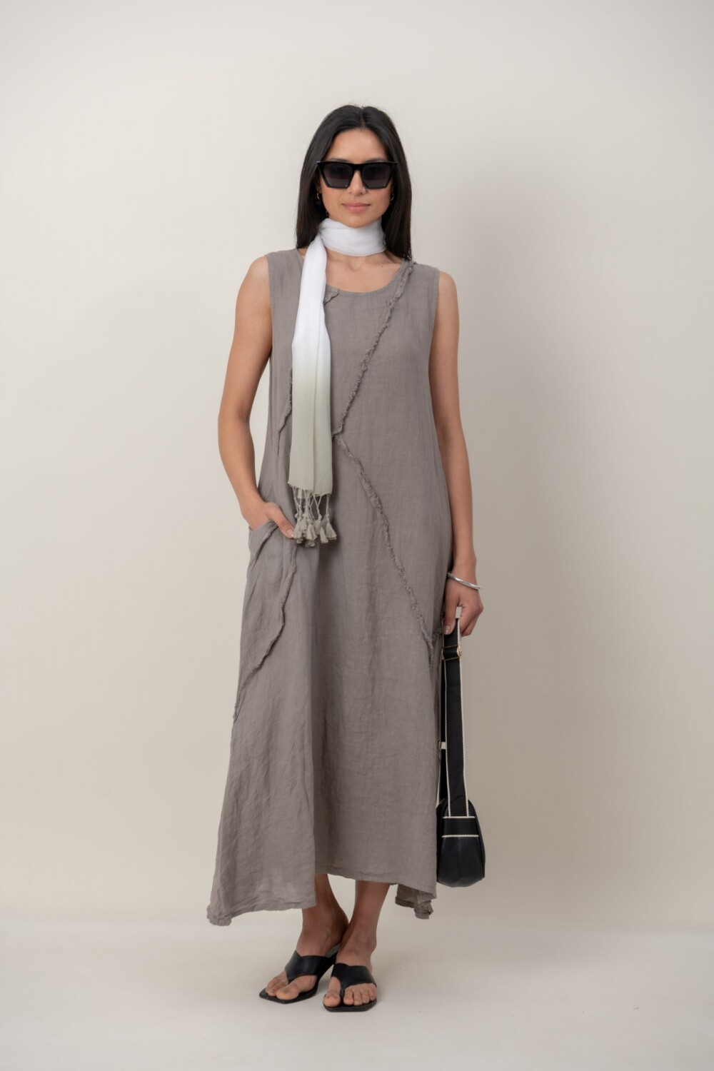 VESTIDO TIALLI Visón