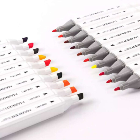 Set De 48 Marcadores En Caja 15 Cm De Largo.