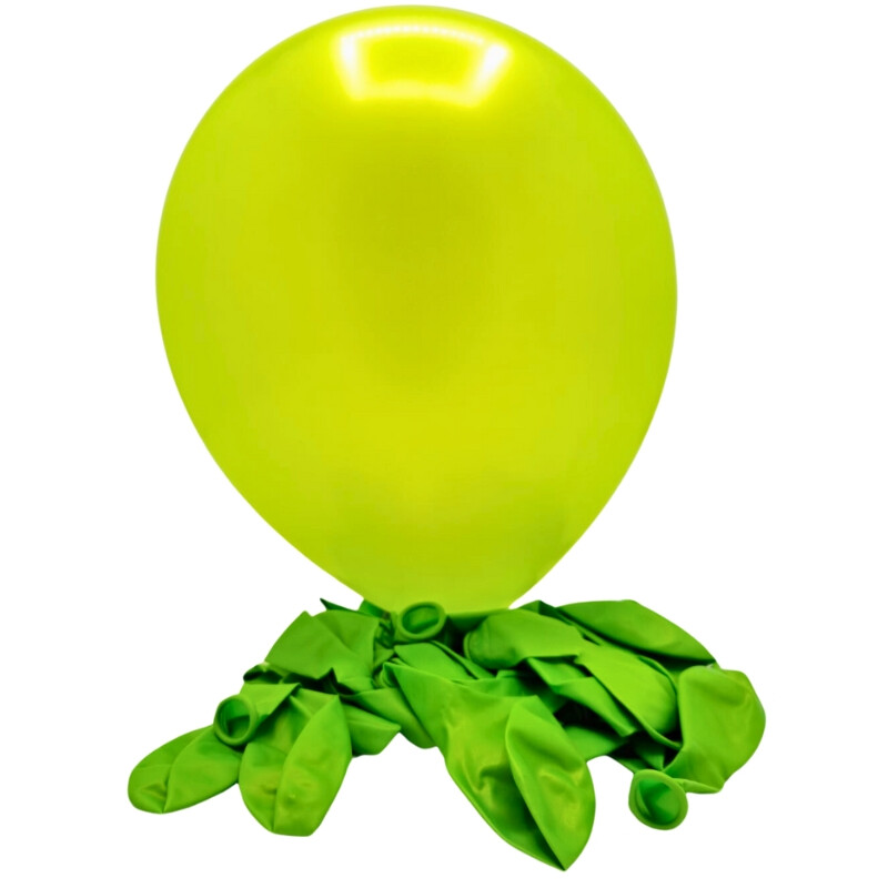 Globos R12 X25 Verde Manzana Perlado